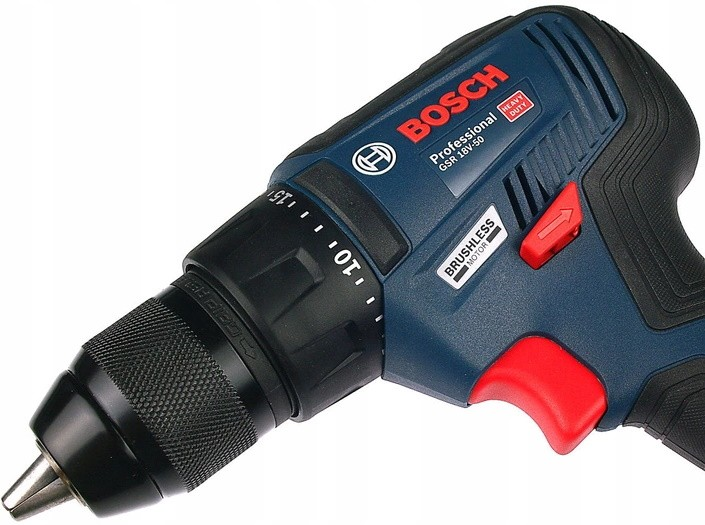 Профессиональный набор аккумуляторного инструмента Bosch GSR 18V-50 + GDX 180-LI 5Ah : с АКБ 18V 5 Ah-3 шт, дрель-шуруповерт, гайковерт - изображение 6