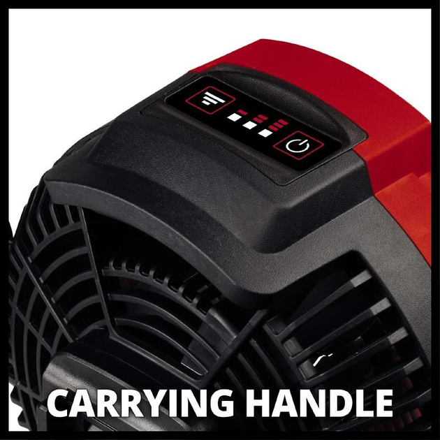 Мощный аккумуляторный вентилятор Einhell GE-CF 18/2200 Li-Solo: 18V (без АКБ и ЗУ) (3408035) - изображение 5