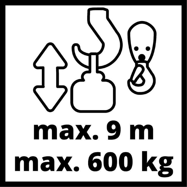Лебедка Einhell тельфер TC-EH 600 (2255150) - изображение 8