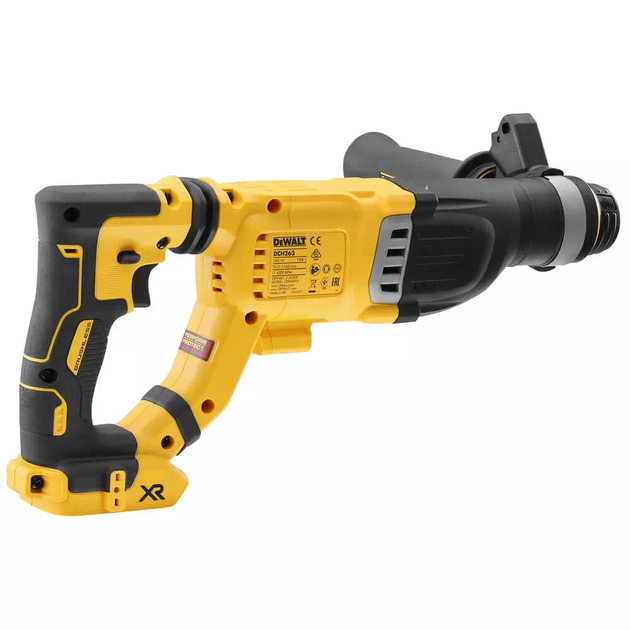 Мощный перфоратор аккумуляторный бесщеточный SDS-Plus DeWALT DCH263N : без АКБ, 3 Дж (DCH263N) - Фото 4 Мощный перфоратор аккумуляторный бесщеточный SDS-Plus DeWALT DCH263N : без АКБ, 3 Дж (DCH263N) - изображение 4