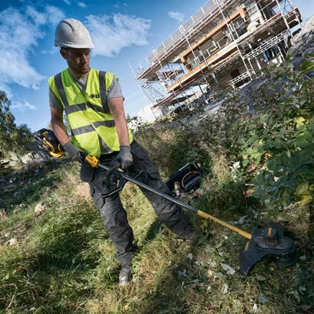 Професійна акумуляторна безщіткова коса (тример) DeWALT : без АКБ, косіння 38 см (DCM571N) - зображення 10