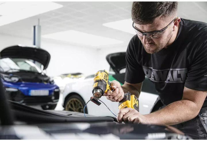 Строительный фен DeWALT 18В, 290 - 530 °C, 0.5 кг (без АКБ и ЗУ) (DCE530N) - изображение 8