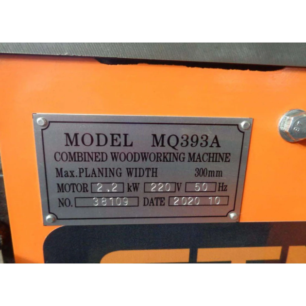 Профессиональный станок деревообрабатывающий комбинированный GTM MQ393A : 2200Вт, диск 300мм, вес 260 SDRT_517899 - изображение 3
