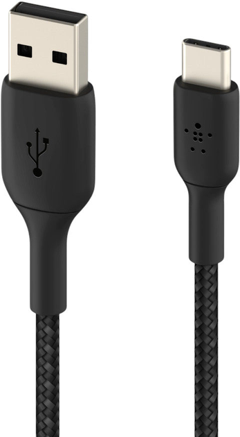 Kabel Belkin BoostCharge USB-A – USB Type-C 15W 0.15 m Black (CAB002BT0MBK) - obraz 5