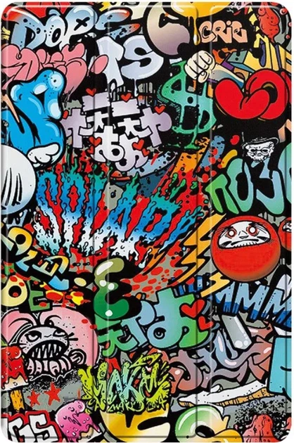 Чехол для планшета BeCover Smart Case для Lenovo Tab TB-311FU 10.1" Graffiti (BC_713118) - Фото 4 Чехол для планшета BeCover Smart Case для Lenovo Tab TB-311FU 10.1" Graffiti (BC_713118) - изображение 4