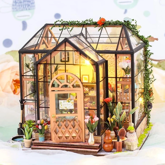 Румбокс DIY конструктор цветочная оранжерея Jenny Greenhouse