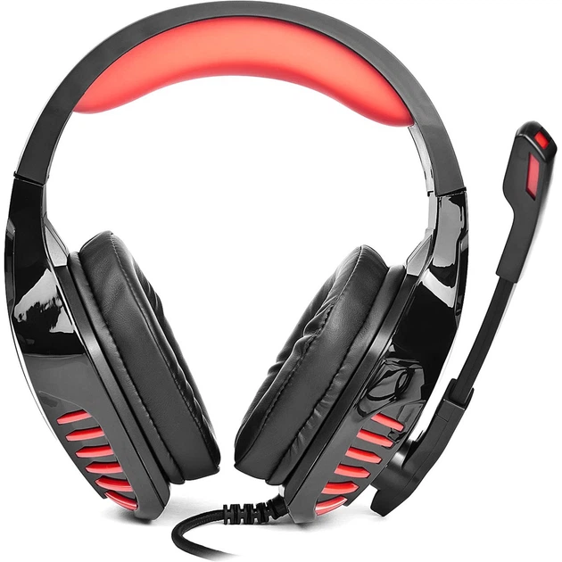 Игровые наушники REAL-EL GDX-7650 Black/Red (EL124100043) [112560] - изображение 4