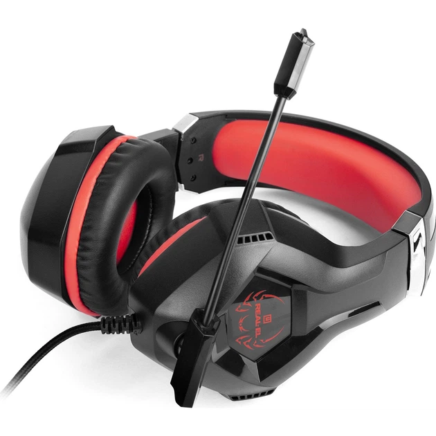 Игровые наушники REAL-EL GDX-7575 Black/Red (EL124100042) [112556] - изображение 3