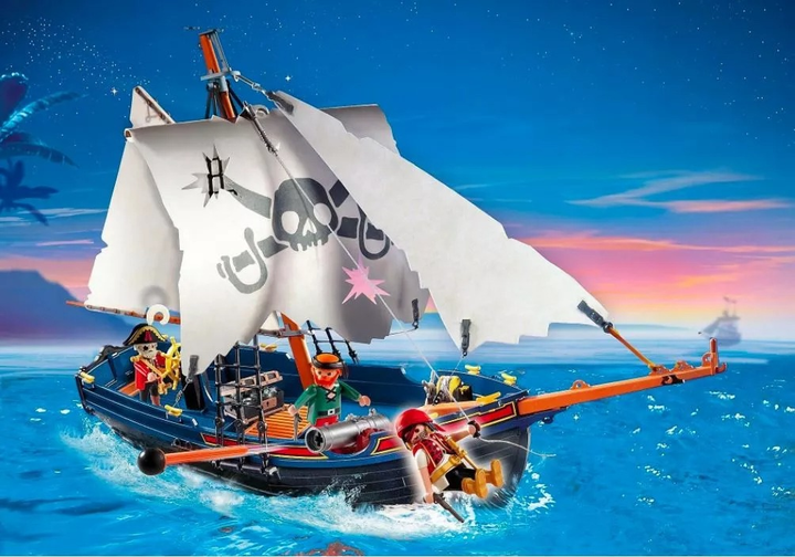 Zestaw zabawek dla dzieci Playmobil Pirate Corsair 5810 (4008789058102) - obraz 6