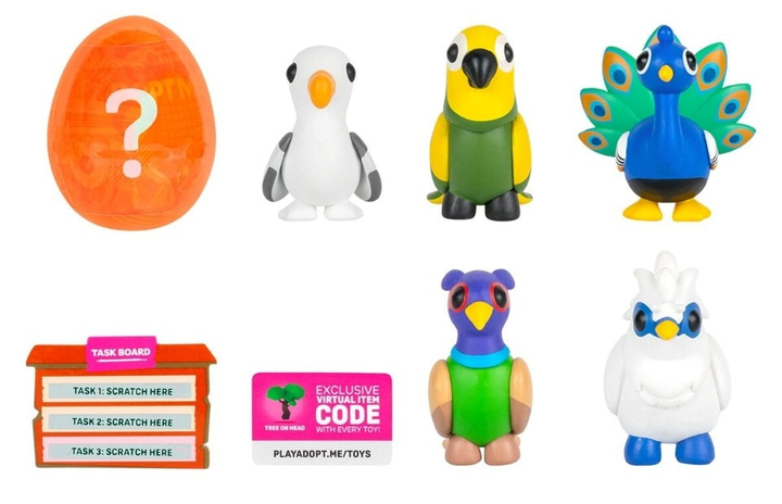 Дитячий ігровий набір Adopt Me 6 фігурок - пернаті друзі 23K9NQ (0191726729143) - зображення 3