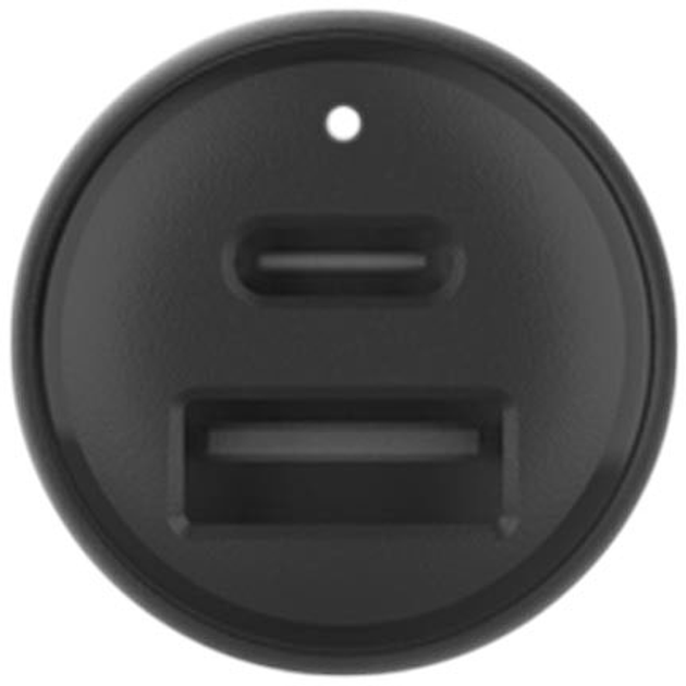 Автомобільний зарядний пристрій Belkin BoostCharge Dual 42W USB-C/USB-A Black (CCB005BTBK) - зображення 4