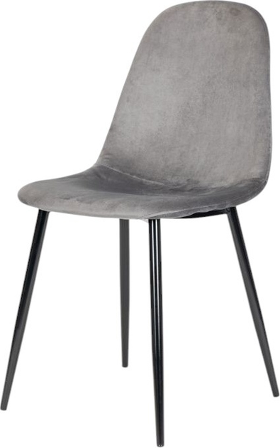 Набір стільців для кухні та вітальні ModernHome by Multistore J933 4 шт Grey (5905817000715) - зображення 4