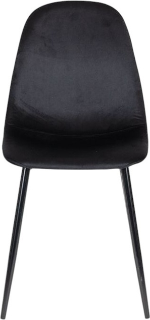 Zestaw krzeseł do kuchni i salonu ModernHome by Multistore J933 4 szt Black (5905817000708) - obraz 3