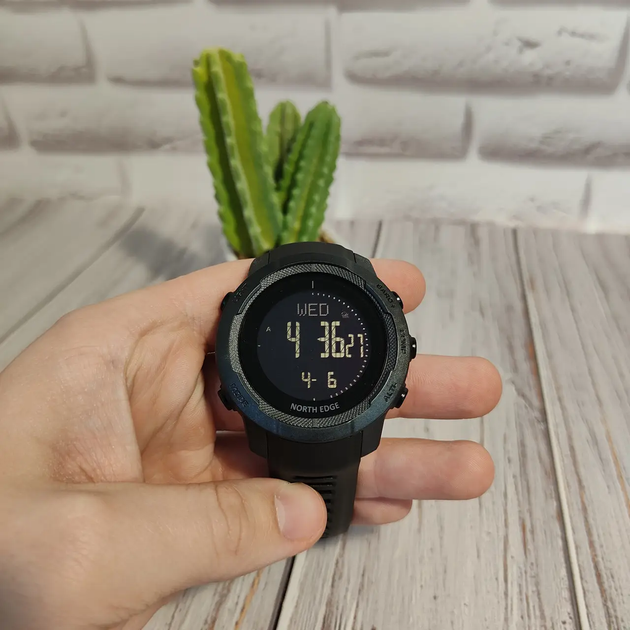 Ударостійкий водонепроникний годинник North Edge Vertico 5BAR для військовослужбовців з підсвічуванням - зображення 7