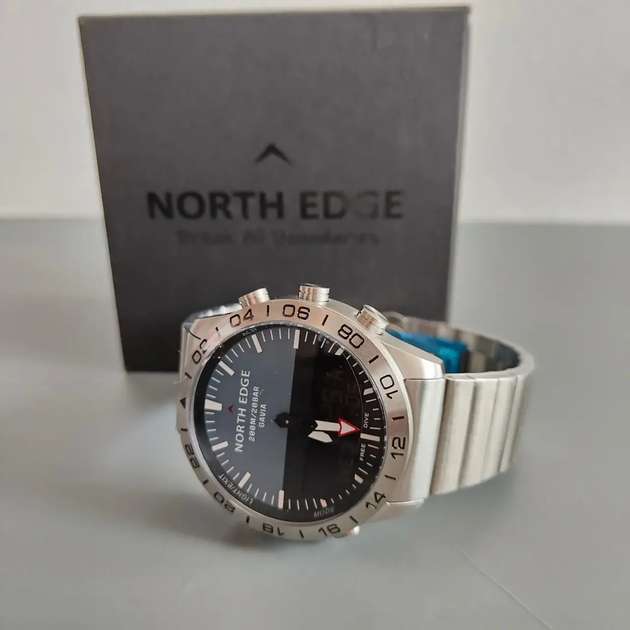 Мужские водостойкие часы North Edge 20bar ударостойкие для военнослужащих - изображение 6