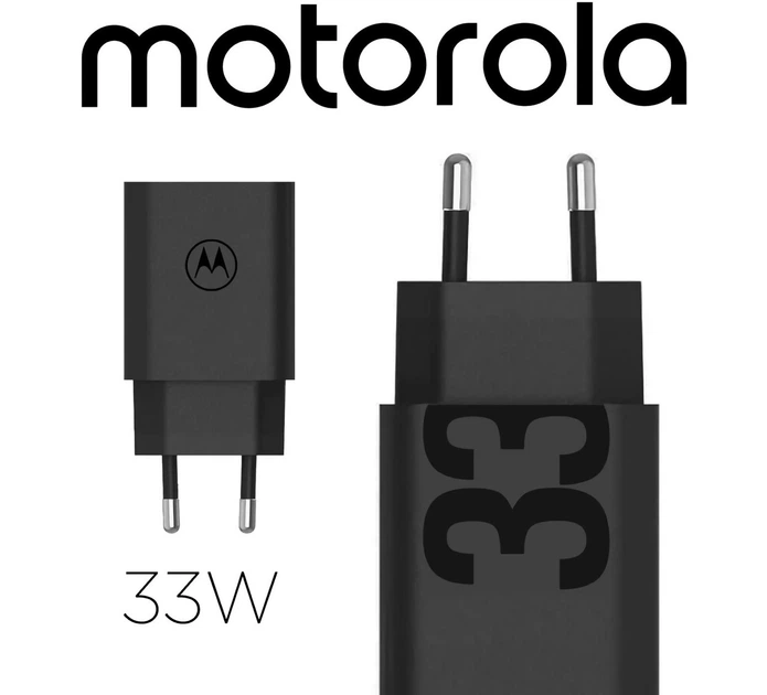 Зарядное устройство Motorola 33W комплект с кабелем USB-A to USB-C (MC-332L) черное - изображение 5