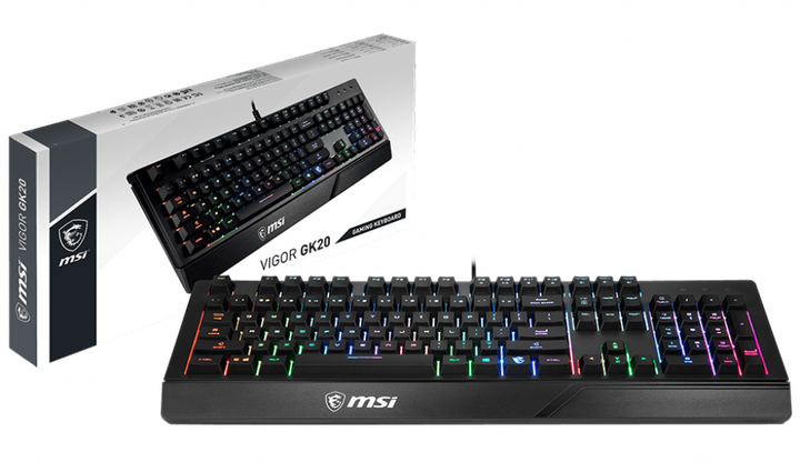 Ігрова клавіатура MSI Vigor GK20 розкладка UA (VIGOR_GK20_UA) - зображення 5