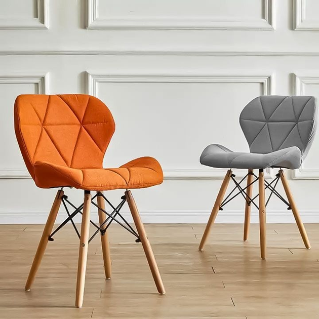 Набір стільців для кухні та вітальні ModernHome by Multistore KJC208 4 шт Grey (5905817000685) - зображення 10