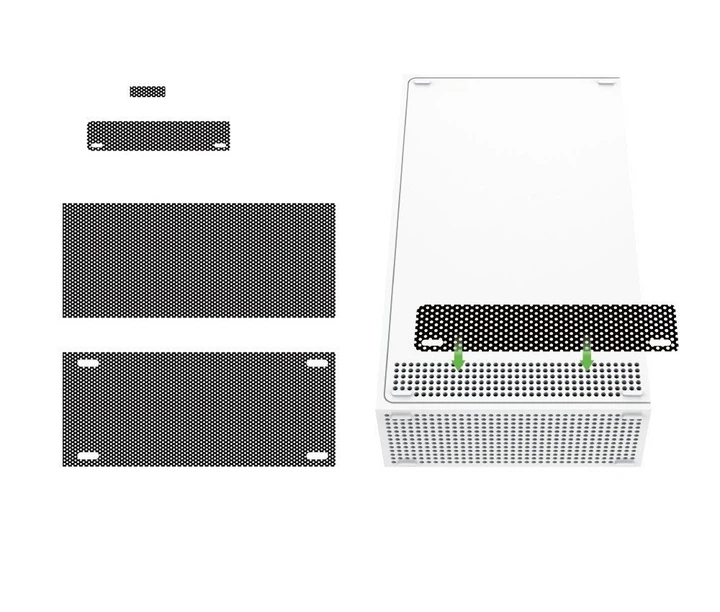 Комплект защиты от пыли для Xbox Series S Dobe TYX-0669 - Фото 4 Комплект защиты от пыли для Xbox Series S Dobe TYX-0669 - изображение 4