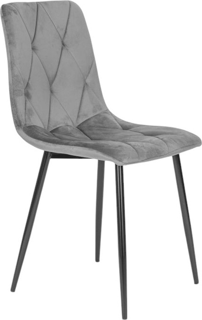 Zestaw krzeseł do kuchni i salonu ModernHome by Multistore MC47-1 4 szt Grey (5905817000661) - obraz 3