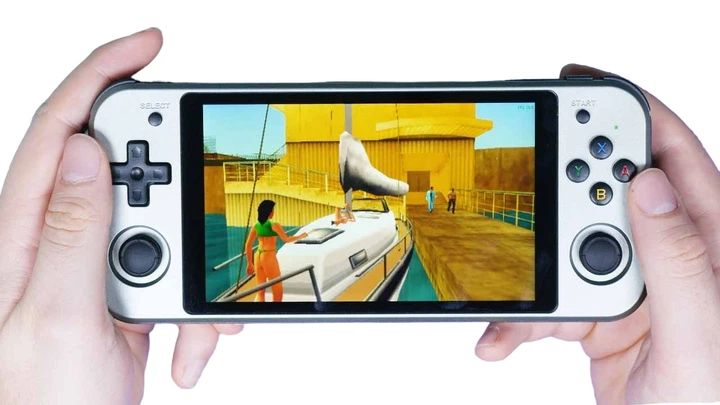 Игровая консоль Anbernic RG552 серая – фото, отзывы