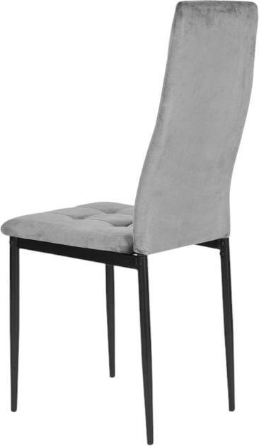 Набір стільців для кухні та вітальні ModernHome by Multistore F261-3KD 4 шт Grey (5905817002931) - зображення 6