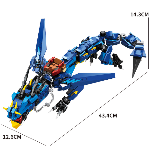 Конструктор HY6605 Дракон Буревестник 503 деталей Ninjago