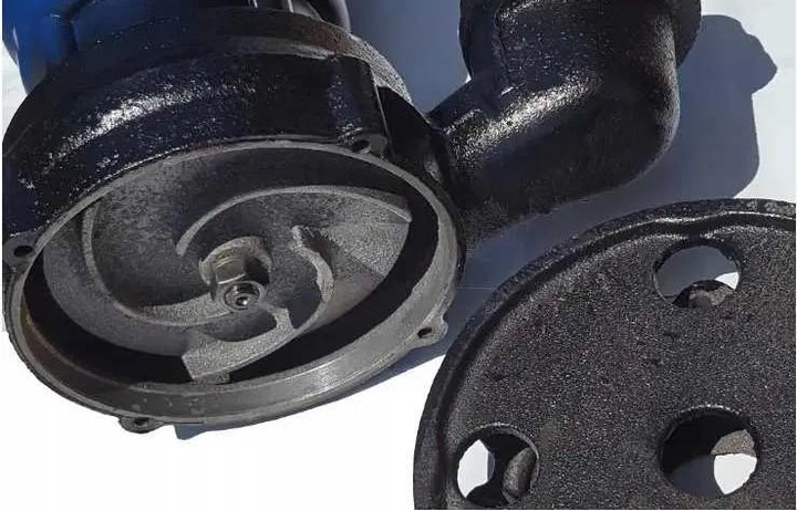 Насос фекальний дренажний N.E.K 2,6 kW 2,6 занурювальний з ножем подрібнювачем дробилкою лезом сікатором + шланг 20 метрів - зображення 5