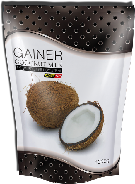 Гейнер Power Pro Gainer 1000 грамм Кокосовое молочко - Фото 1 Гейнер Power Pro Gainer 1000 грамм Кокосовое молочко - изображение 1