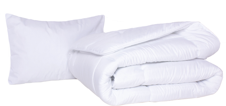 Набір Шерстяний MirSon Супер Теплий №1675 Eco Light White (ковдра + подушка 50х70 середня) від Rozetka на платформі USKIDKA Акція на Набір Шерстяний MirSon Супер Теплий №1675 Eco Light White (ковдра + подушка 50х70 середня) від Rozetka