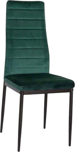 Набір стільців для кухні та вітальні ModernHome by Multistore VELVET 4 шт Green (5904224306731) - зображення 3
