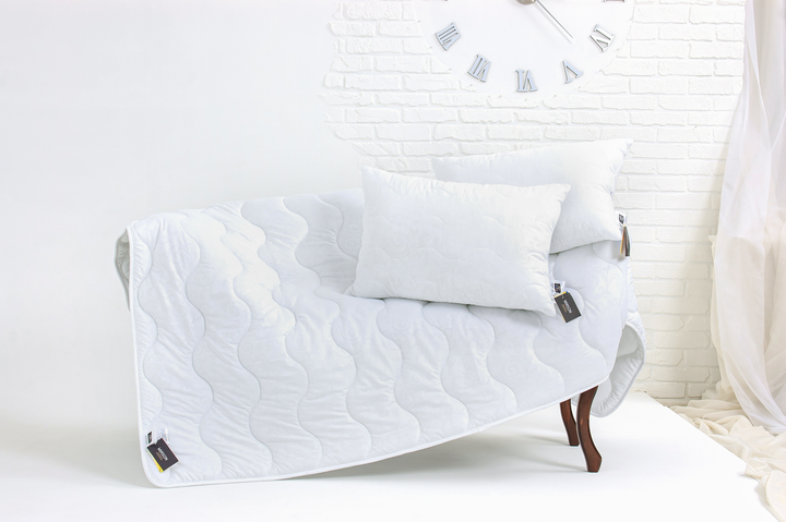 Набір антиалергенних подушок MirSon на блискавці EcoSilk №1701 Eco Light White 2 шт. (2200003966459) - зображення 5