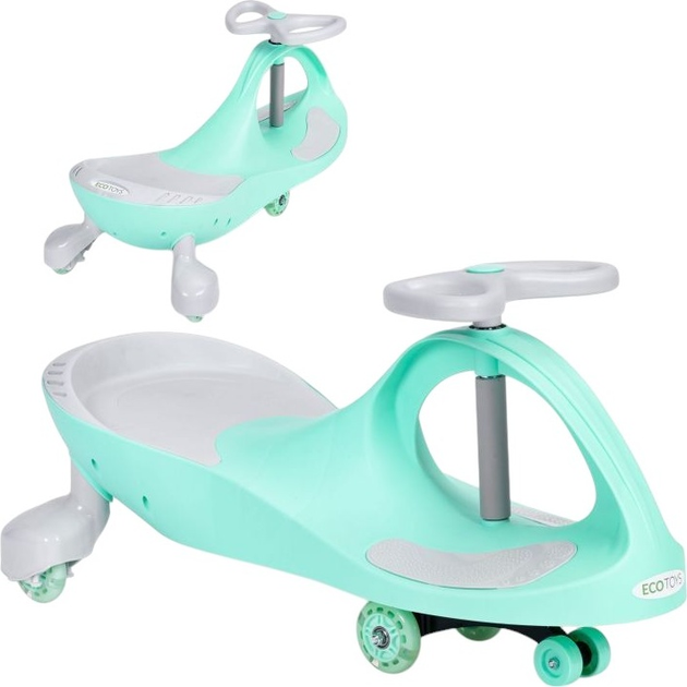 Толокар EcoToys YM-SW-1 LED Green (5905817004188) - зображення 10
