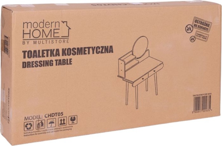 Туалетний столик ModernHome by Multistore CHDT05 White (5905817001675) - зображення 11