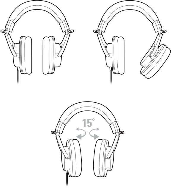 Słuchawki Audio-Technica ATH-M20x Black - obraz 4
