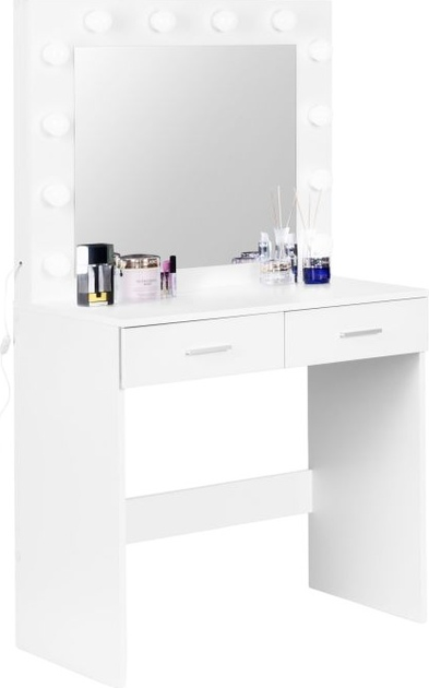 Туалетний столик ModernHome by Multistore CHDT03 LED White (5905817001668) - зображення 8