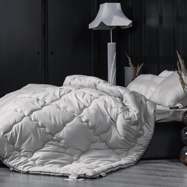 Ковдра MirSon бавовняна Літо №1020 Silver Cloud 140x205 см від Rozetka на платформі USKIDKA Акція на Ковдра MirSon бавовняна Літо №1020 Silver Cloud 140x205 см від Rozetka