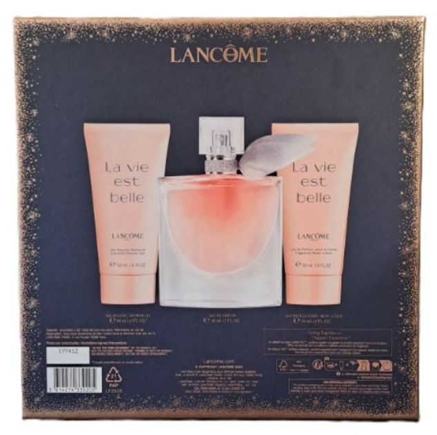 Zestaw damski Lancome La Vie Est Belle Woda perfumowana 50 ml + Mleczko do ciała 50 ml + Żel pod prysznic 50 ml (3614274330205) - obraz 5