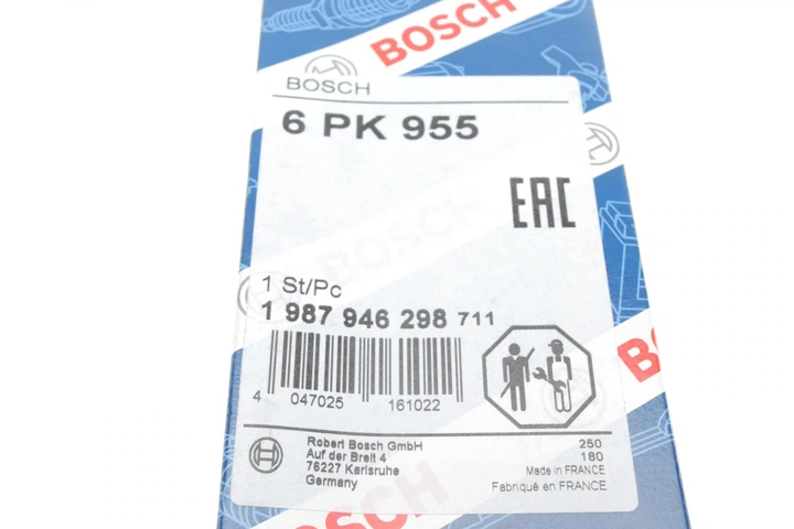 Ремень генератора VW Golf/Skoda Octavia 2.0i 04-13/Mazda 2/3 1.5 13-/Kia Ceed 1.4/1.6 07- 6PK955 - 1 987 946 298 BOSCH - изображение 6
