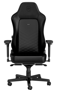 Крісло геймерське Noblechairs HERO Real Leather ортопедичне, регульоване Black - Фото 1 Крісло геймерське Noblechairs HERO Real Leather ортопедичне, регульоване Black - зображення 1