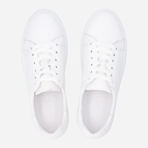 Trampki damskie skórzane do kostki Venezia A004LEWHOSP118 38 (5UK) 24.4 cm Białe (5906140778845) - obraz 5