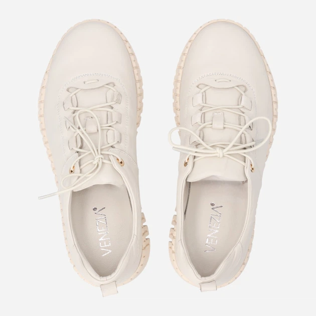 Жіночі туфлі зі шкіри Venezia B069LEWHOSP043 36 (3UK) 23.5 см Бежеві (5906140793091) - зображення 5