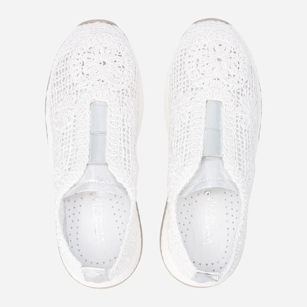 Sneakersy damskie Venezia B088MTWHOSP043 39 (6UK) 25 cm Białe (5906140793671) - obraz 5