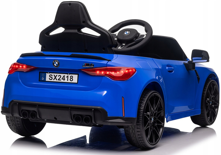 Дитячий електромобіль BMW M4 12V PlayHouse синій - Фото 3 Дитячий електромобіль BMW M4 12V PlayHouse синій - зображення 3