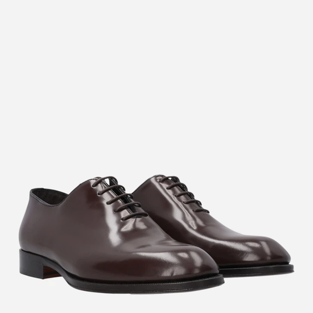 Oxfordy męskie skórzane Venezia D019LETDMEA023 42 Czarne (5906140875285) - obraz 4