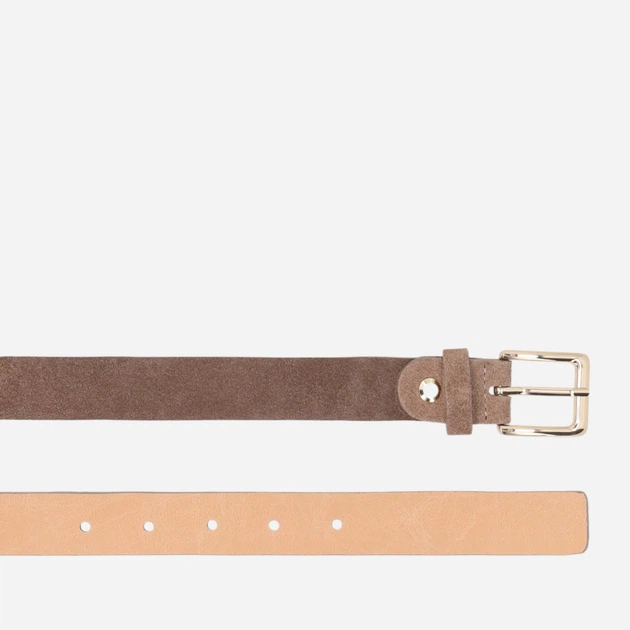 Pasek damski zamszowy Venezia D097SUTAPAS100 100 cm Jasnobrązowy (5906140879160) - obraz 5