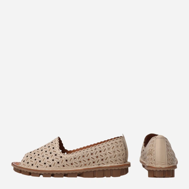 Жіночі сліпони Venezia E137LEBEOBM029 40 (7UK) 26 см Бежеві (5906140849644) - зображення 3