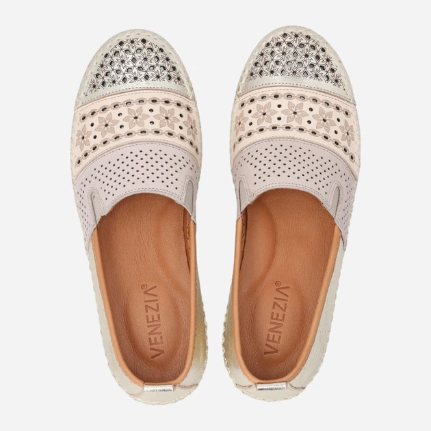 Жіночі сліпони Venezia E138LEGOOBM029 40 (7UK) 26 см Золотисті (5906140849880) - зображення 5