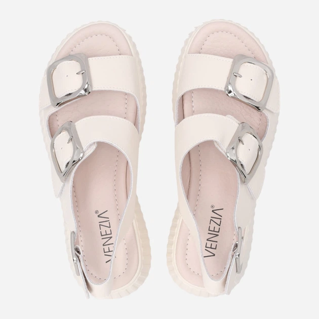 Жіночі сандалії Venezia G066LEBEOBS006 37 (4UK) 24 см Бежеві (5906140682425) - зображення 5