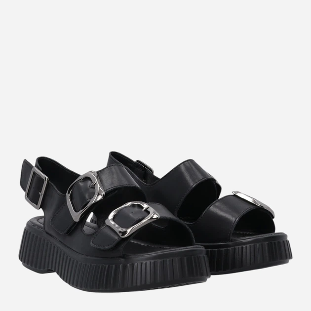 Жіночі сандалії Venezia G066LEBLOBS006 38 (5UK) 24.4 см Чорні (5906140682494) - зображення 4